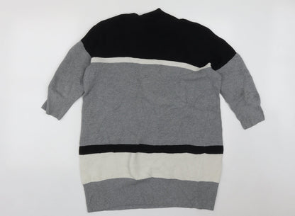 Womens UK Size 12 River Island Multicoloured Tunic Jumper