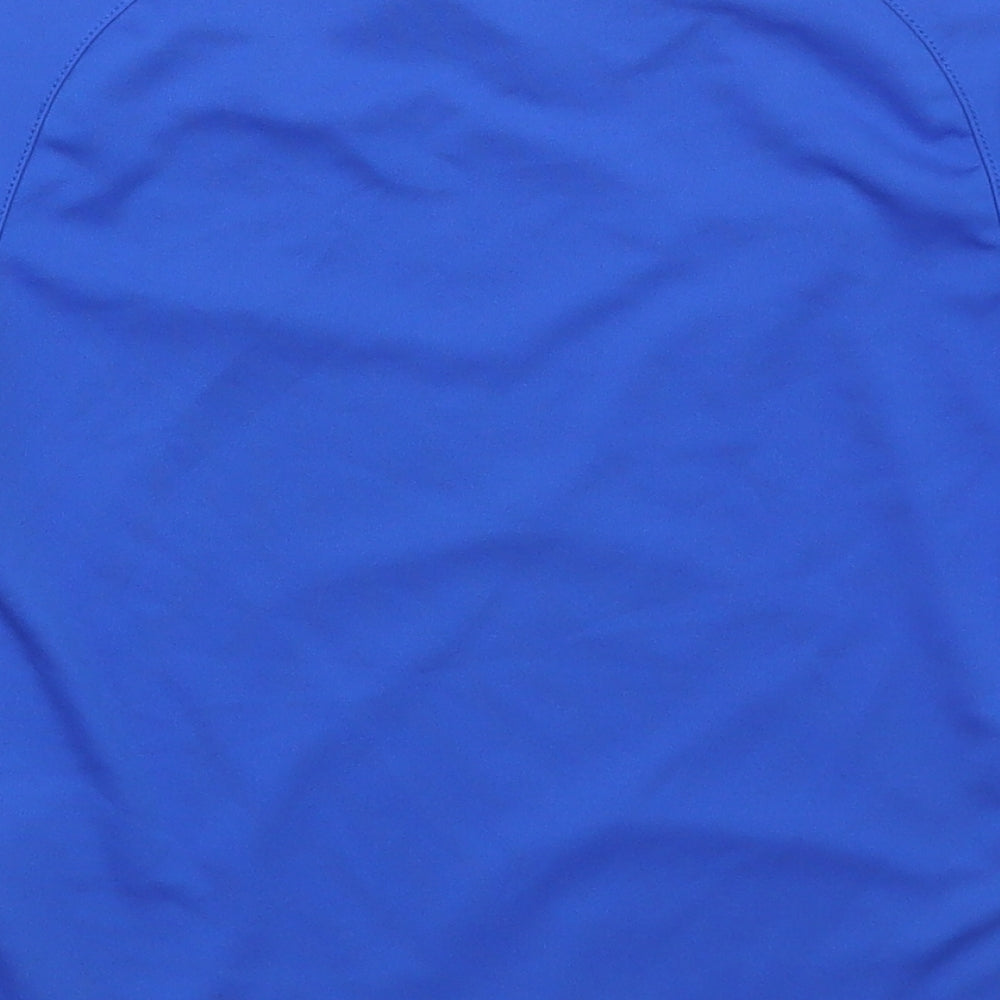 Avec Boys Blue  Polyester Basic T-Shirt Size 4-5 Years Round Neck Pullover