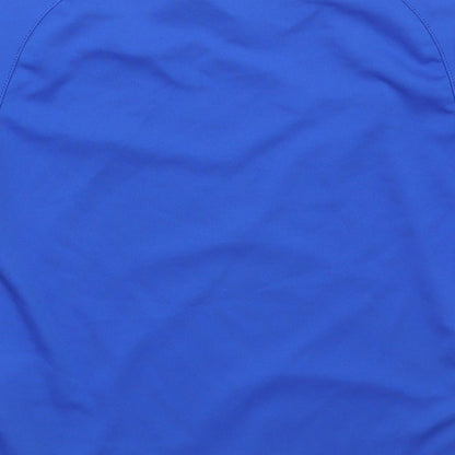 Avec Boys Blue  Polyester Basic T-Shirt Size 4-5 Years Round Neck Pullover