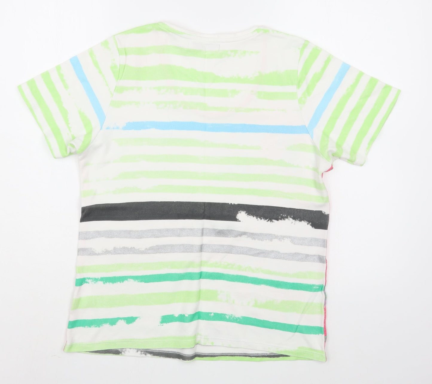 Womens UK Size 16 Emreco Multicoloured Basic T-Shirt