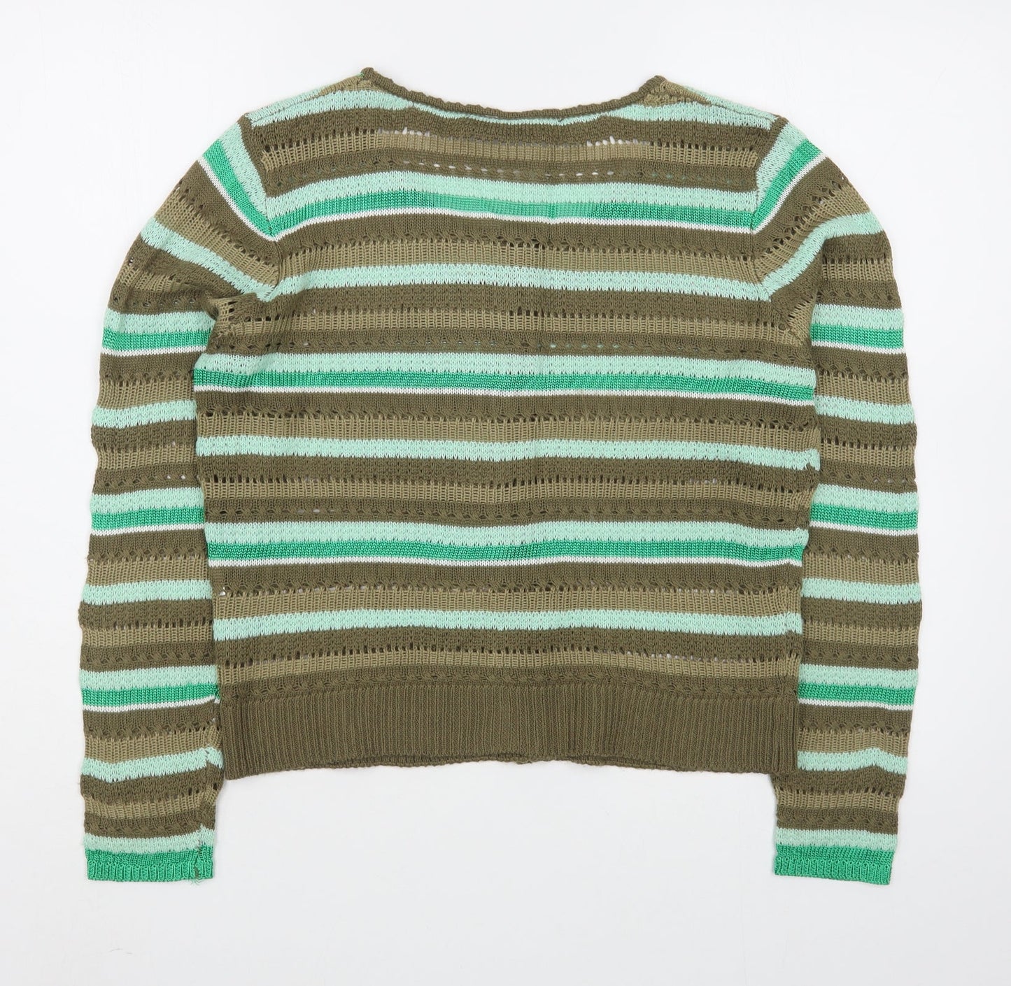 Womens UK Size M Yest Multicoloured Cardigan Jumper
