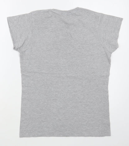 Womens UK Size 12 Urban Bliss Grey Basic T-Shirt
