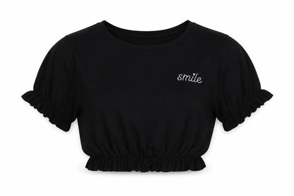 Womens UK Size M Primark Black Basic Blouse