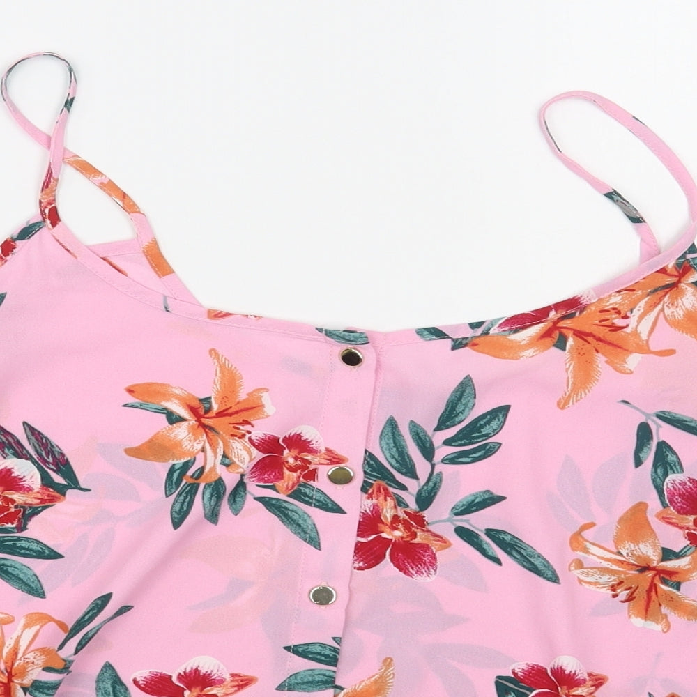 Womens UK Size 14 Atmosphere Pink Basic Blouse