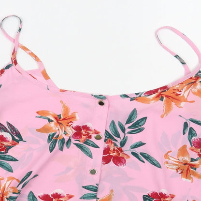 Womens UK Size 14 Atmosphere Pink Basic Blouse