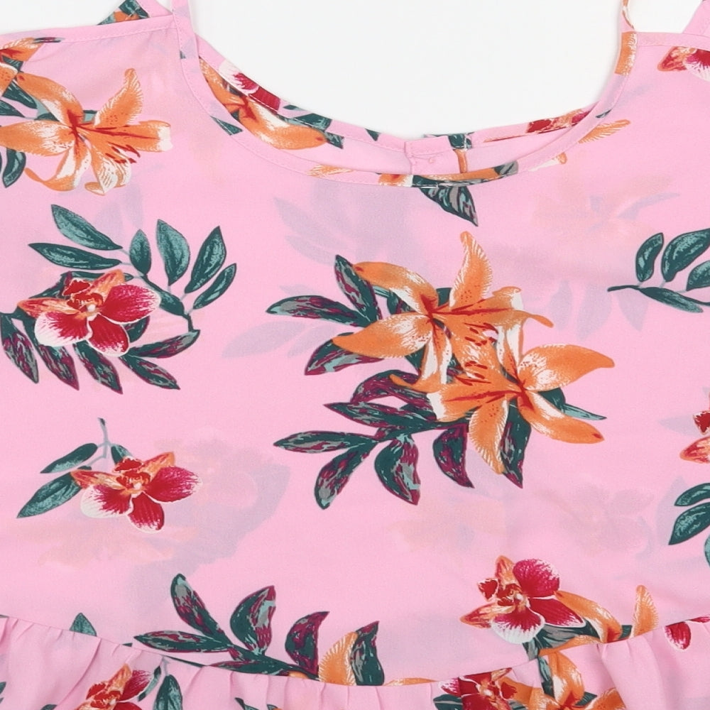 Womens UK Size 14 Atmosphere Pink Basic Blouse