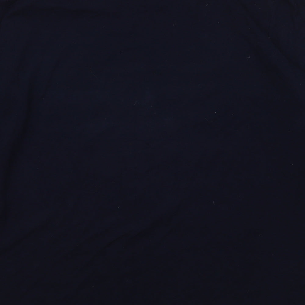 Womens UK Size 12 Bianca Blue Basic Blouse