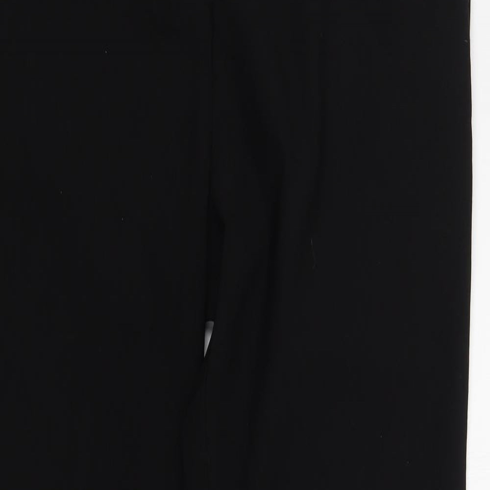 Womens UK Size 12 Papaya Regular Fit  Black Trousers