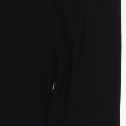 Womens UK Size 12 Papaya Regular Fit  Black Trousers