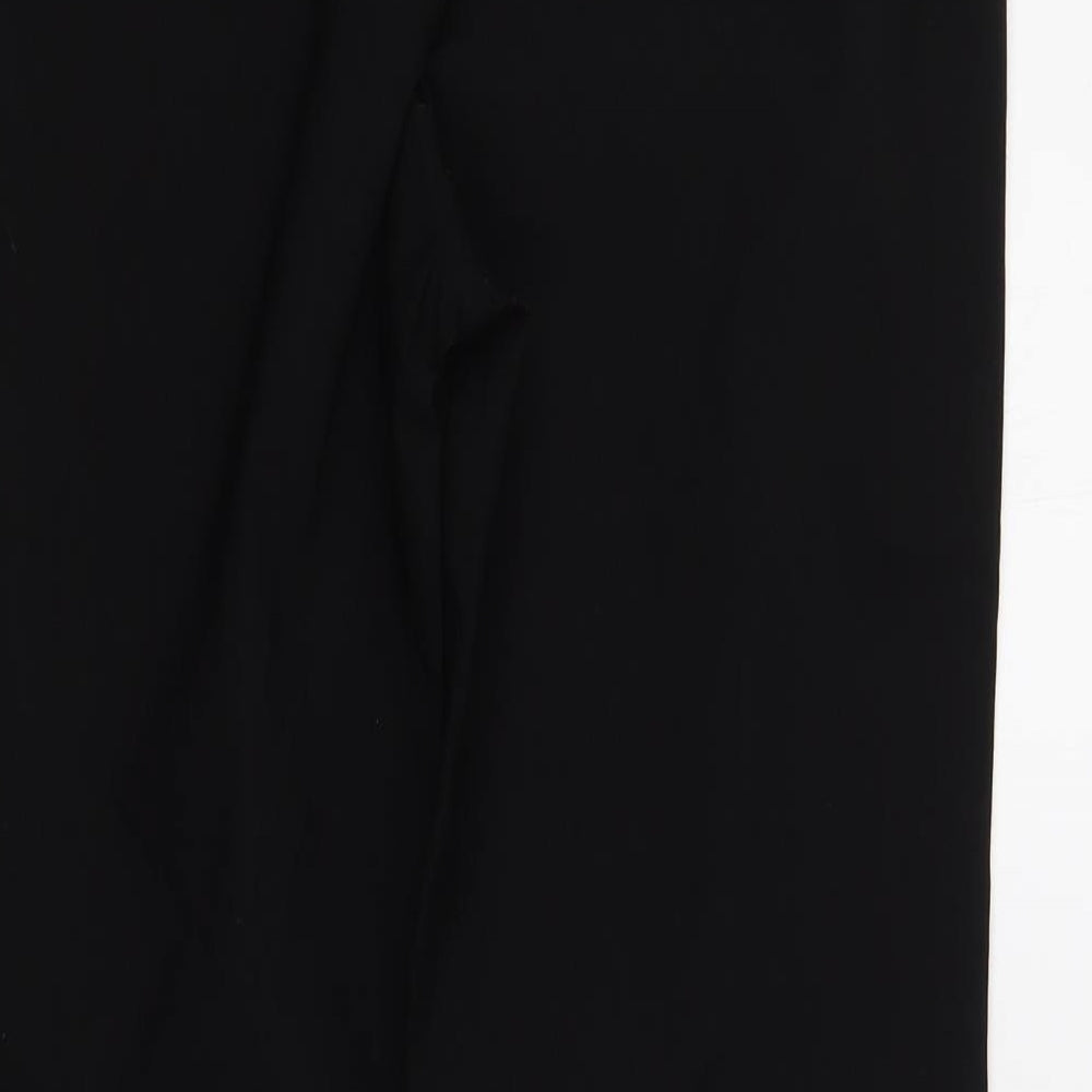 Womens UK Size 12 Papaya Regular Fit  Black Trousers