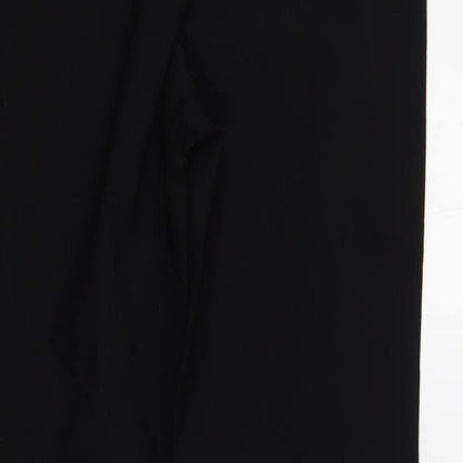 Womens UK Size 12 Papaya Regular Fit  Black Trousers