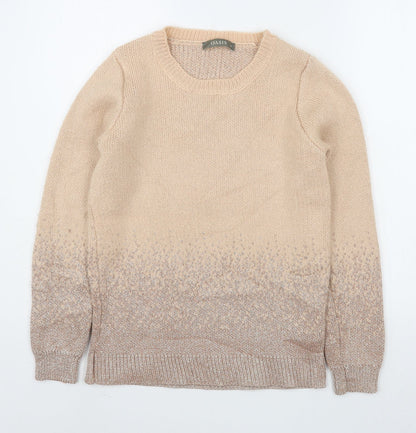 Womens UK Size XS Oasis Beige Pullover Jumper