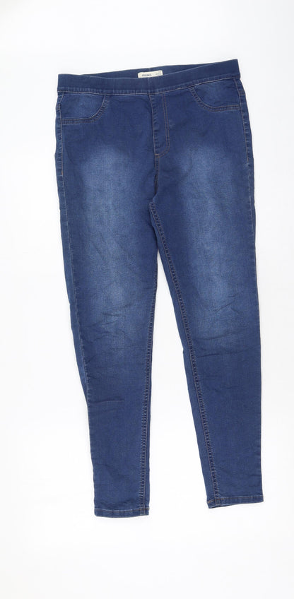 Womens UK Size 12 Marks and Spencer Regular Fit Skinny Blue Jeans