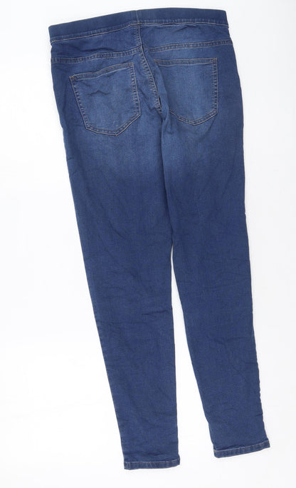 Womens UK Size 12 Marks and Spencer Regular Fit Skinny Blue Jeans