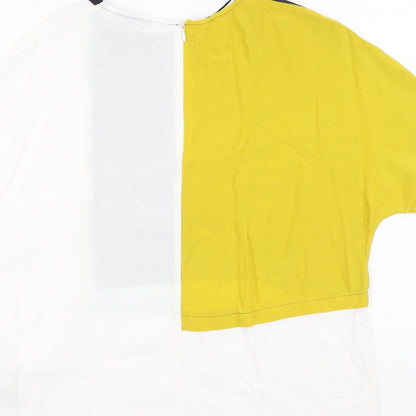 Womens UK Size 8 Topshop Multicoloured Basic Blouse