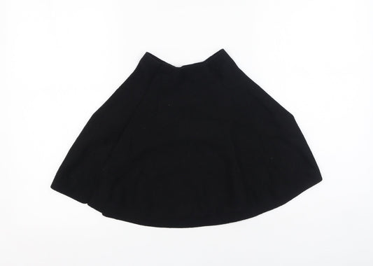 Primark Womens Black High Neck  Viscose Pullover Jumper Size XS