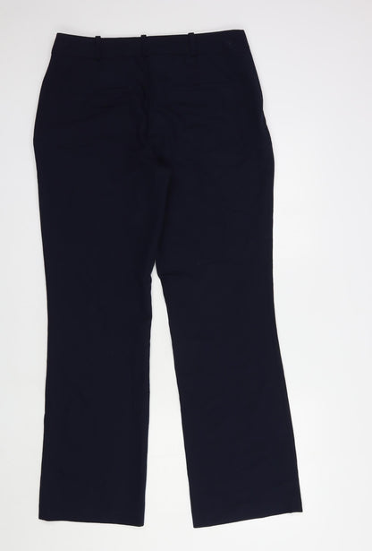Womens UK Size 12 Dunnes Stores Regular Fit Dress Pants Blue Trousers