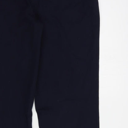Womens UK Size 12 Dunnes Stores Regular Fit Dress Pants Blue Trousers