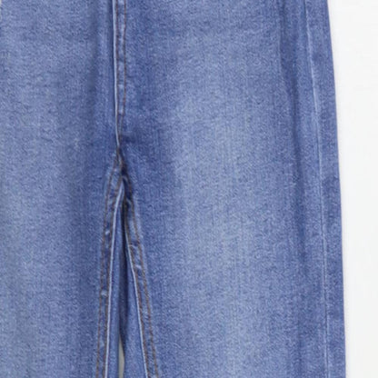 Denim Co. Womens Blue  Cotton Skinny Jeans Size 6 L27 in Regular Button