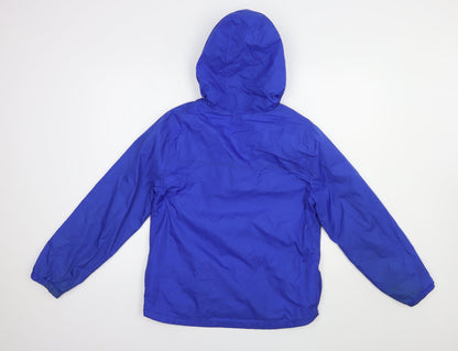 Mens UK Size M Dunnes Stores Blue Windbreaker Coat