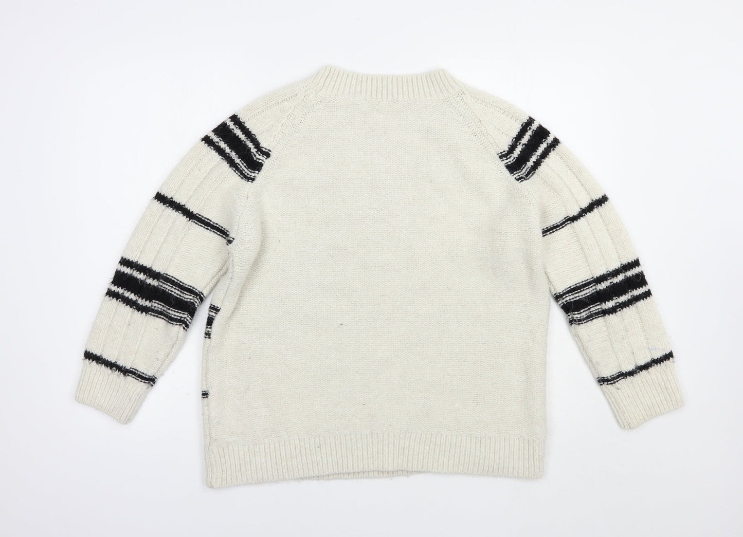 Womens UK Size L NEXT Ivory Pullover Jumper