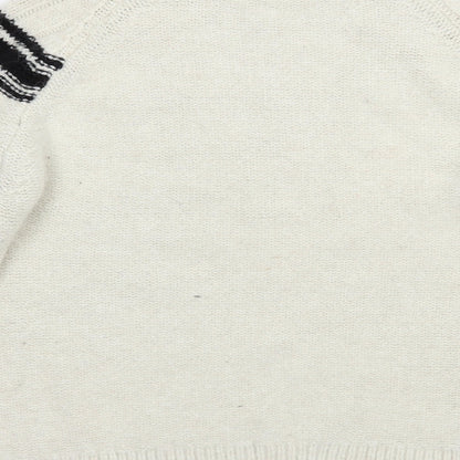 Womens UK Size L NEXT Ivory Pullover Jumper