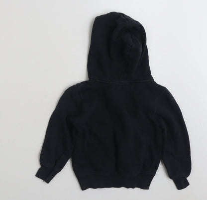 La Redoute Boys Blue  Cotton Pullover Hoodie Size 5 Years  Pullover - CAP' OU & PAS CAP'