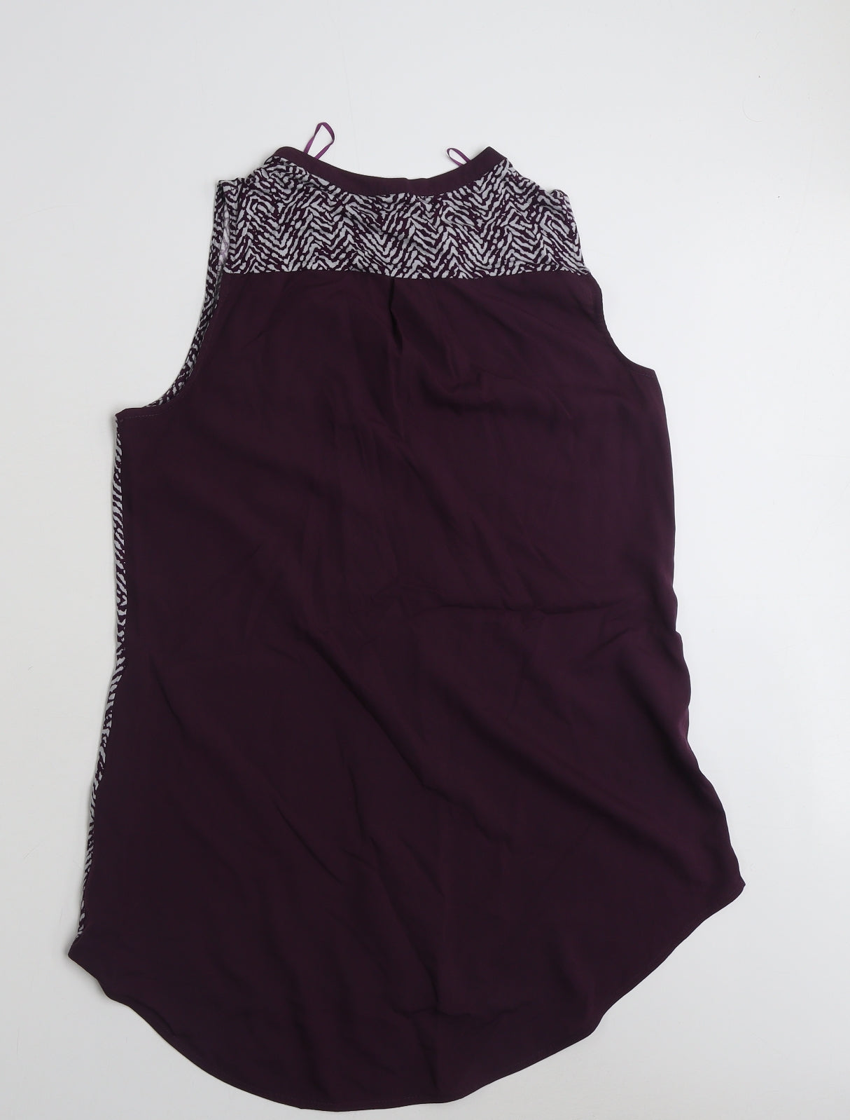 Womens UK Size 16 NEXT Purple Basic Blouse