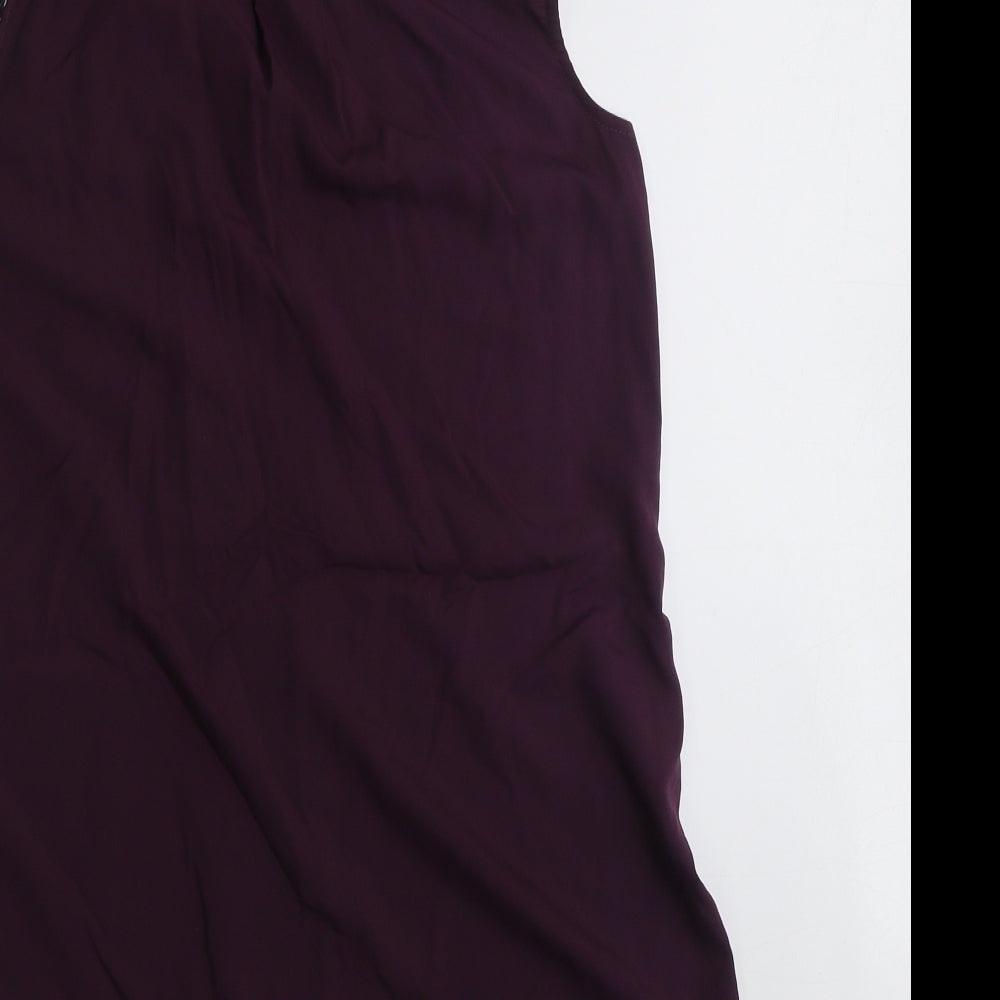 Womens UK Size 16 NEXT Purple Basic Blouse