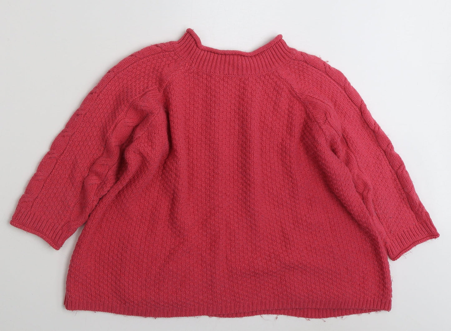 Womens UK Size 12 River Island Pink Pullover Jumper