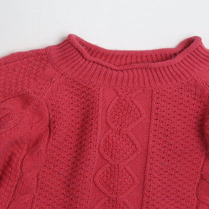 Womens UK Size 12 River Island Pink Pullover Jumper