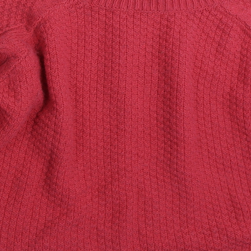 Womens UK Size 12 River Island Pink Pullover Jumper