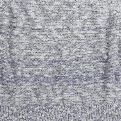 Red Herring Womens Blue Round Neck  Cotton Pullover Jumper Size 16