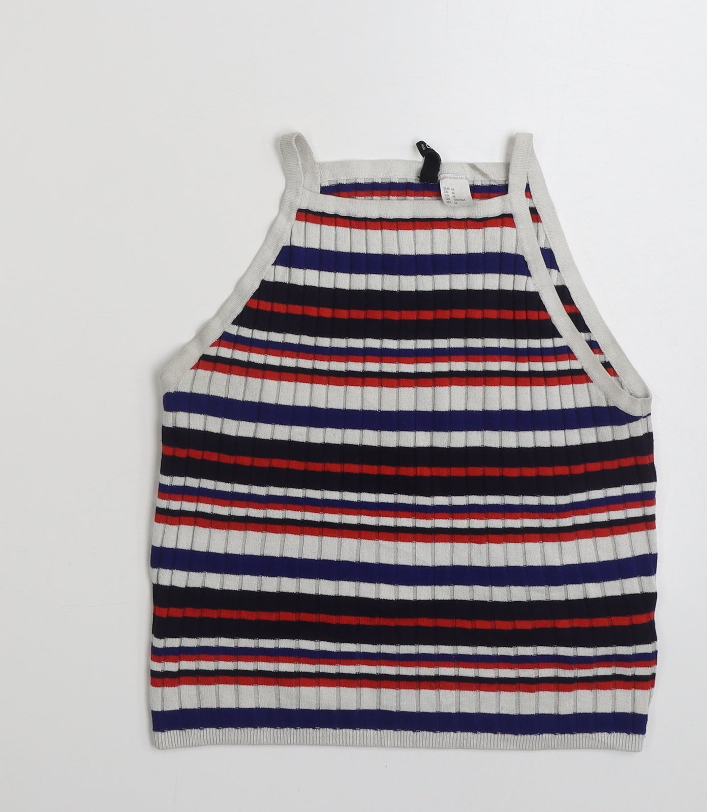 Womens UK Size M H&M Multicoloured Vest Jumper