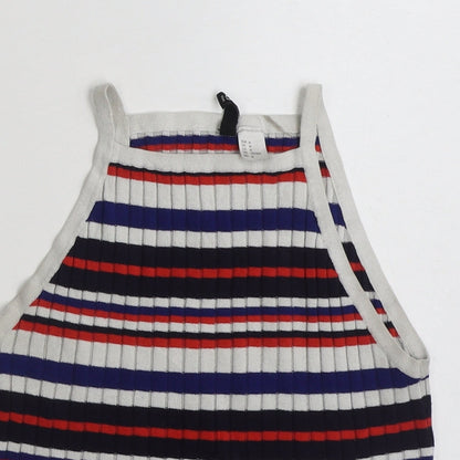 Womens UK Size M H&M Multicoloured Vest Jumper