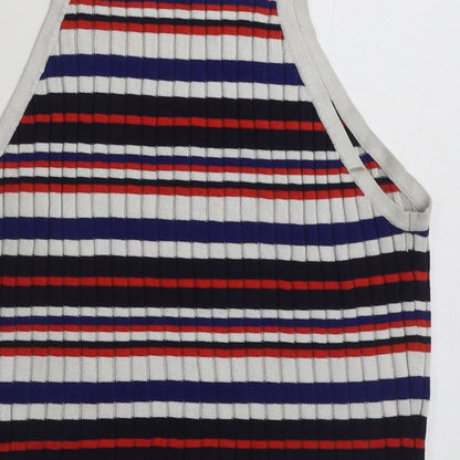 Womens UK Size M H&M Multicoloured Vest Jumper