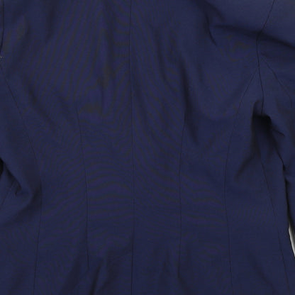 NEXT Womens Blue  Polyester Jacket Suit Jacket Size 12