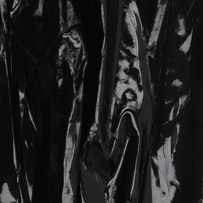 Topshop Womens Black  Polyurethane Trousers  Size 4 L25 in Regular Zip