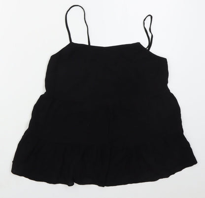 Womens UK Size 6 New Look Black Basic Tank