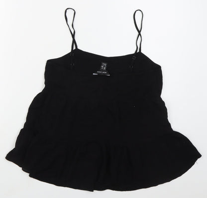 Womens UK Size 6 New Look Black Basic Tank