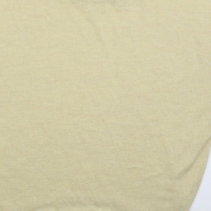 Womens UK Size M QED London Beige Basic T-Shirt