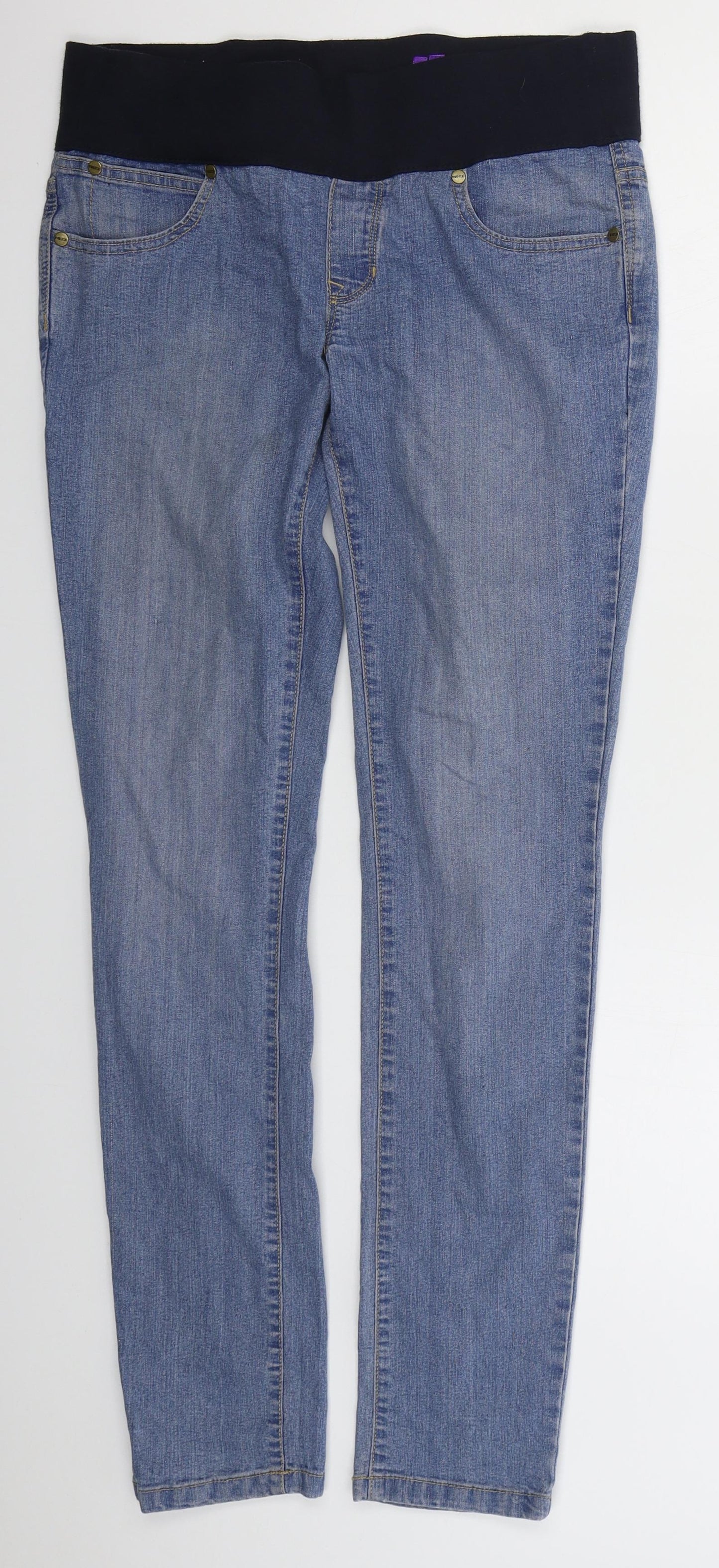 Womens UK Size 10 Yes Yes Regular Fit Skinny Blue Jeans