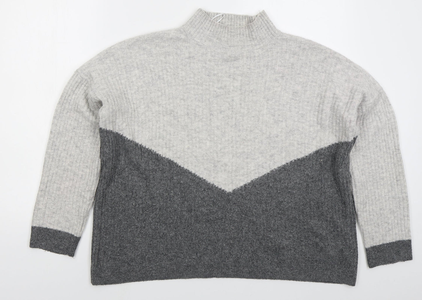 Womens UK Size M Marks and Spencer Grey Pullover Jumper