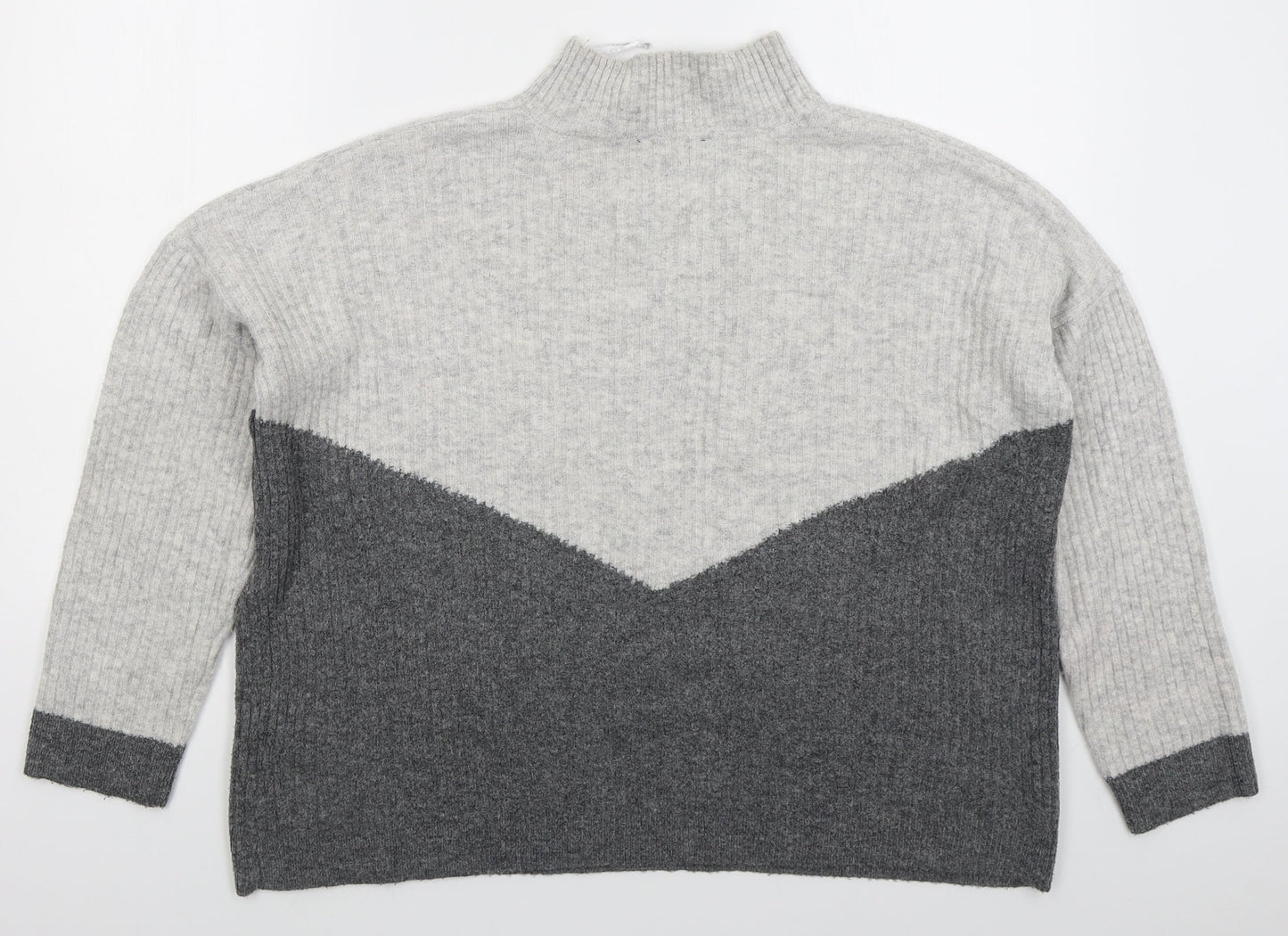 Womens UK Size M Marks and Spencer Grey Pullover Jumper