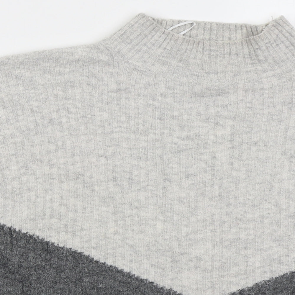 Womens UK Size M Marks and Spencer Grey Pullover Jumper