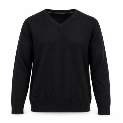 Mens UK Size M Easy Black Pullover Jumper