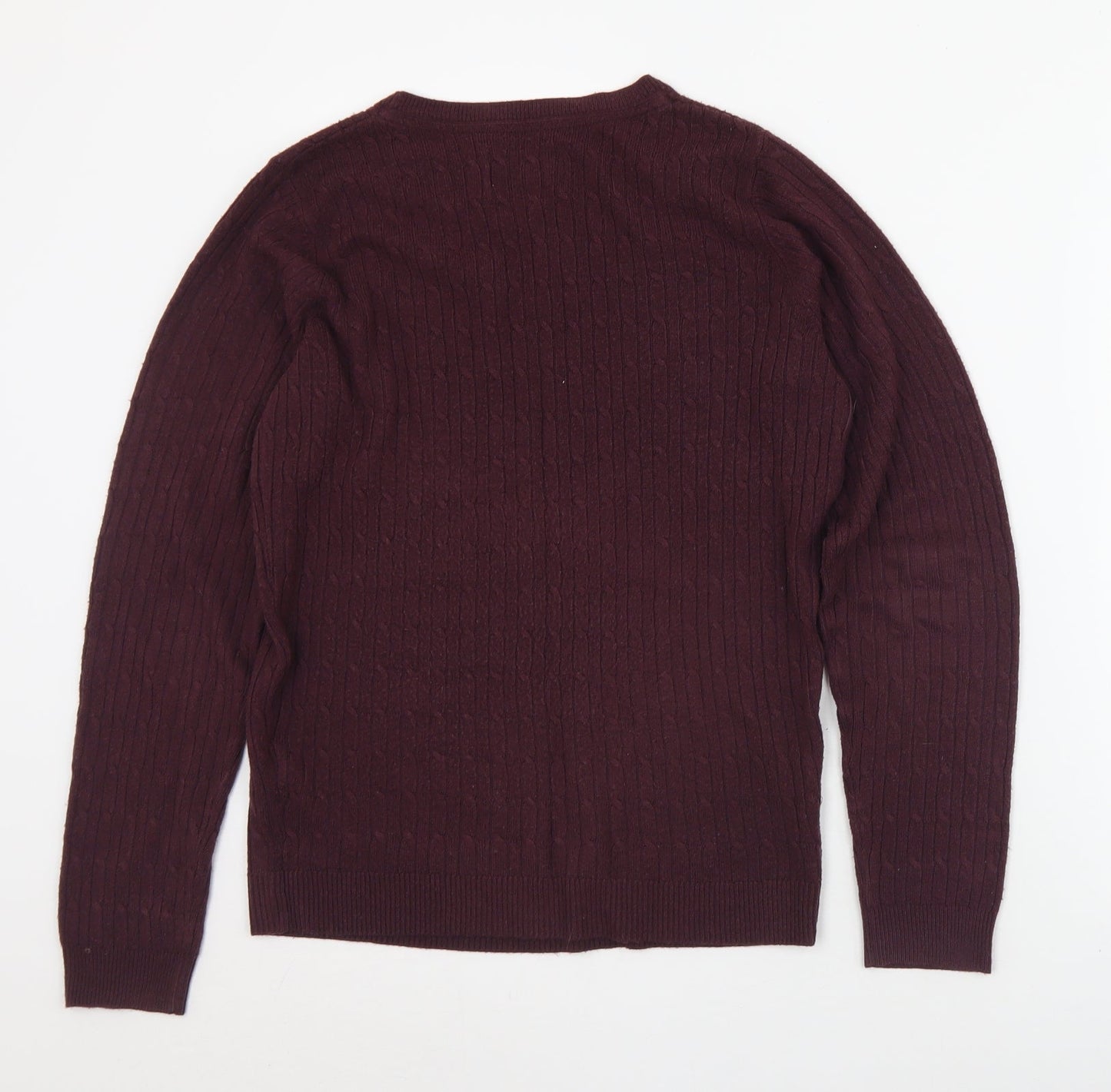 Womens UK Size 10 Maine Purple Pullover Jumper