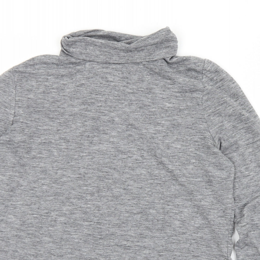 Womens UK Size 12 NEXT Grey Basic T-Shirt