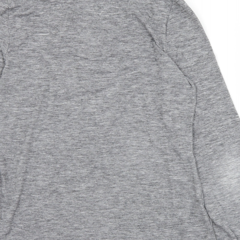 Womens UK Size 12 NEXT Grey Basic T-Shirt