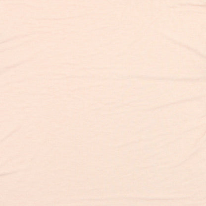 Primark Womens Pink  Polyester Basic T-Shirt Size 10 Crew Neck - 10-12